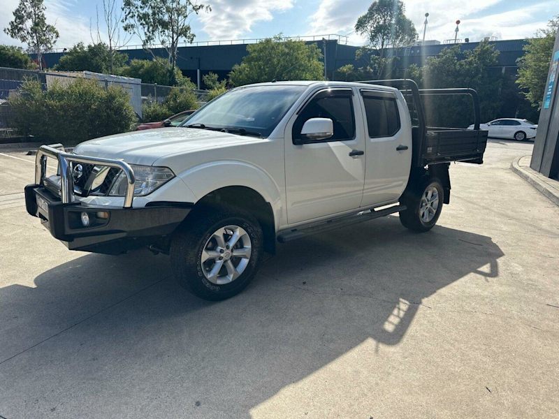 2012 Nissan Navara D40 S6 MY12 ST White 6 Speed Manual Utility62933706881411114