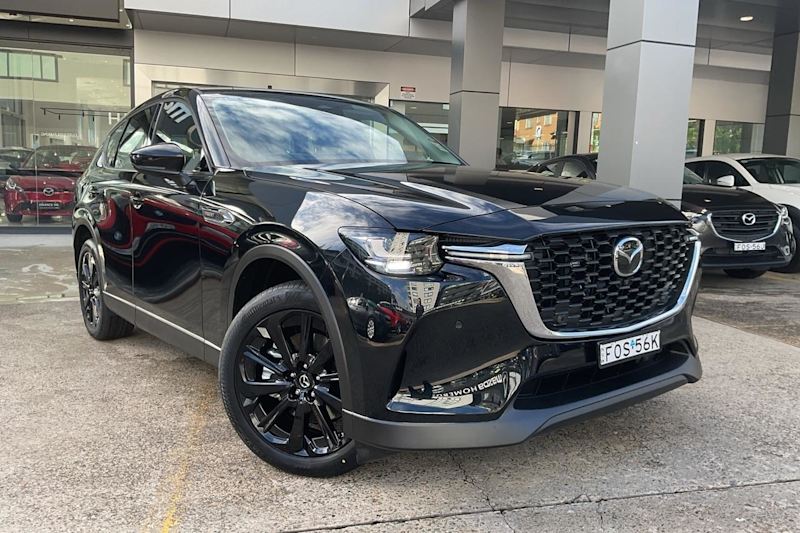 2025 Mazda CX-60 KH0HB P50e Skyactiv-Drive i-ACTIV AWD Evolve Jet Black 8 Speed62882765618435110