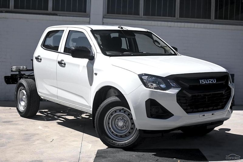 2025 Isuzu D-MAX RG MY24 SX Crew Cab White 6 Speed Sports Automatic Cab Chassis62882767982083110