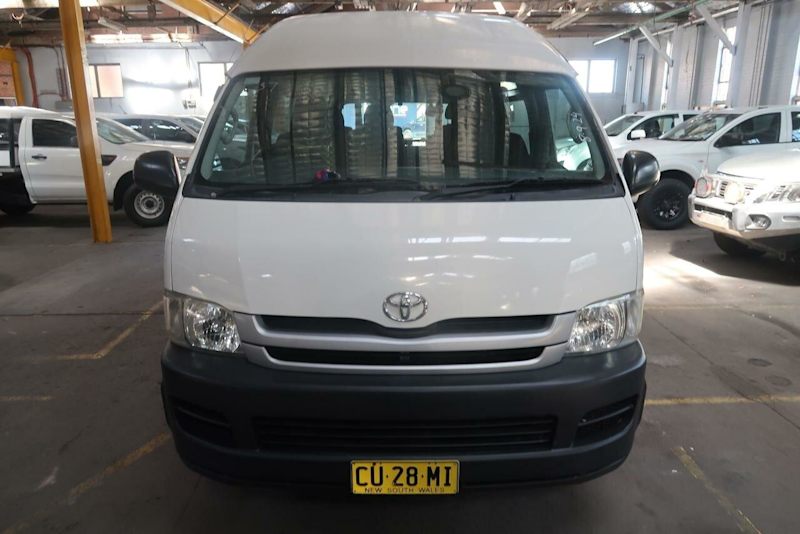 2008 Toyota HiAce KDH223R MY08 Commuter High Roof Super LWB White 4 Speed Automatic Bus62935691199873114