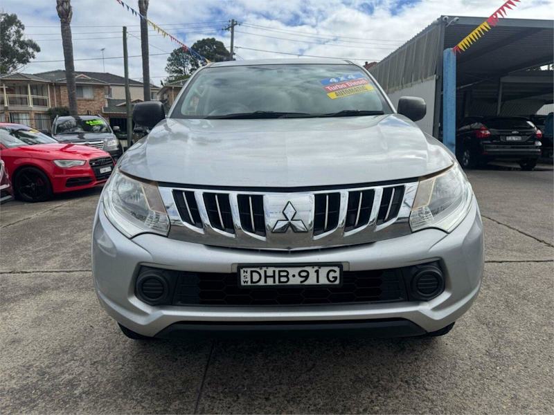 2016 Mitsubishi Triton MQ MY16 GLX Double Cab Silver, Chrome 5 Speed Sports Automatic Utility62933708984450111