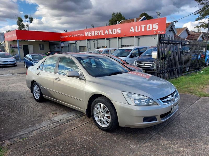 2007 Honda Accord 40 MY06 Upgrade V6 Gold 5 Speed Automatic Sedan62885349909123110