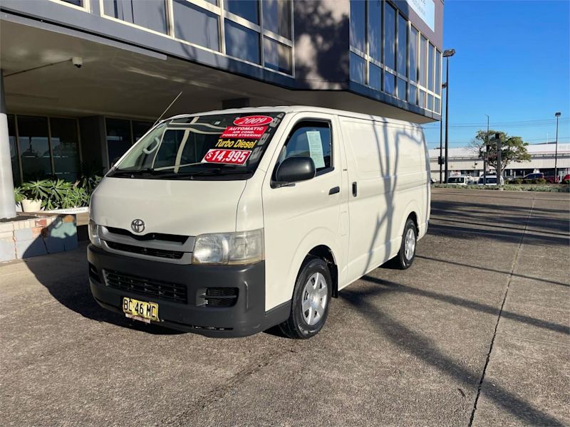 2009 Toyota HiAce KDH201R MY07 Upgrade LWB White 4 Speed Automatic Van62934697264001112