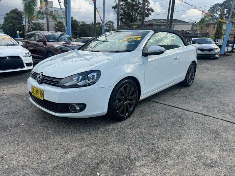 2012 Volkswagen Golf VI MY13 118TSI DSG White 7 Speed Sports Automatic Dual Clutch Cabriolet62935690117505118