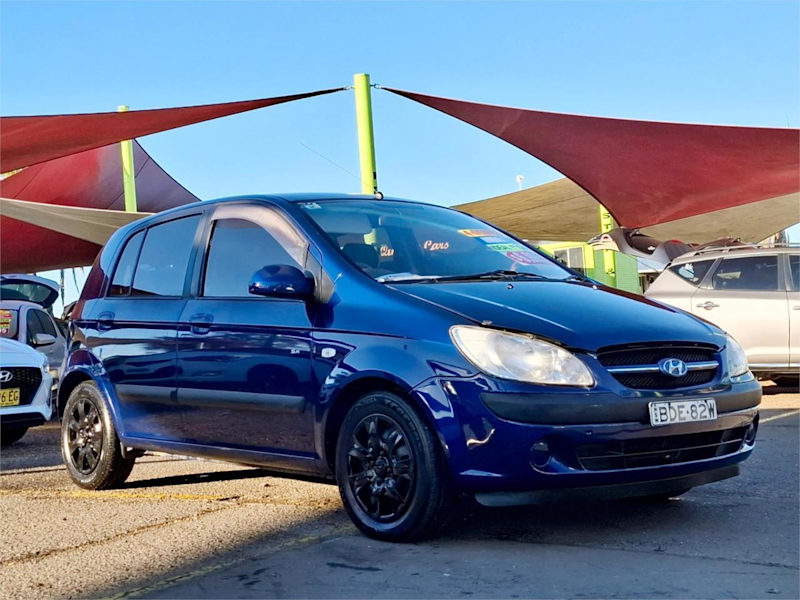 2007 Hyundai Getz TB MY07 SX Blue 4 Speed Automatic Hatchback62882737323650111