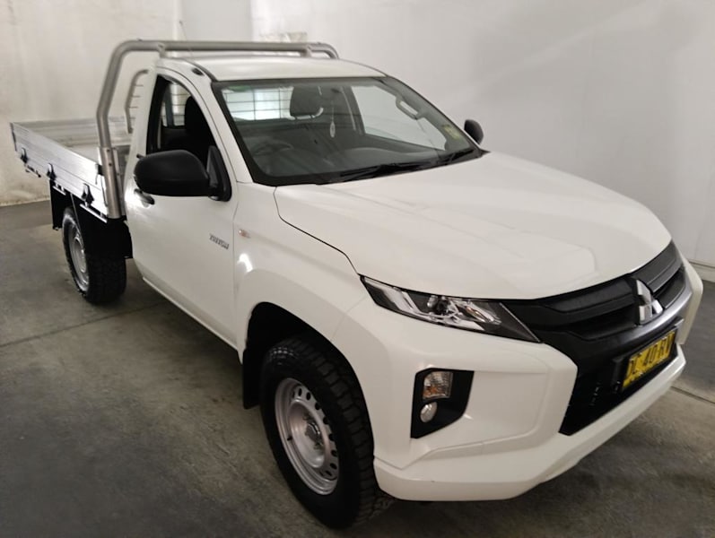 2021 Mitsubishi Triton MR MY22 GLX White 6 Speed Manual Cab Chassis62934704406147111