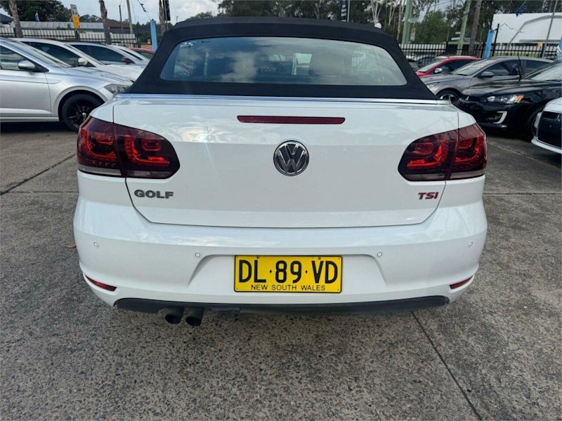 2012 Volkswagen Golf VI MY13 118TSI DSG White 7 Speed Sports Automatic Dual Clutch Cabriolet62935690117505114