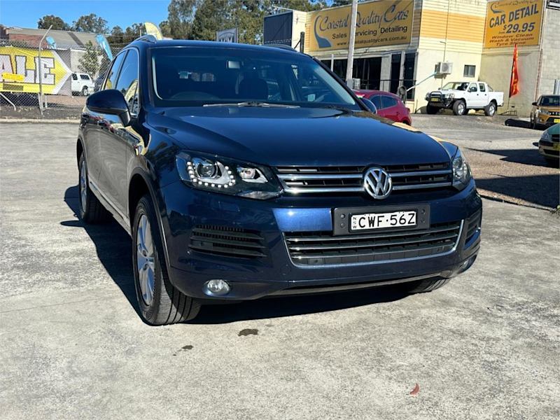 2014 Volkswagen Touareg 7P MY14.5 150 TDI Blue 8 Speed Automatic Wagon62935687868290111