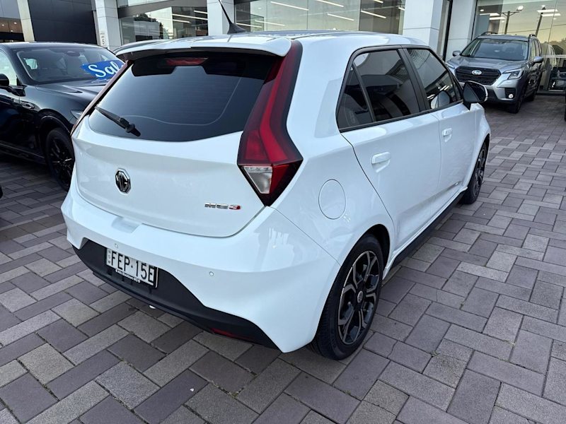 2023 MG MG3 SZP1 MY23 Excite White 4 Speed Automatic Hatchback62882771755651112