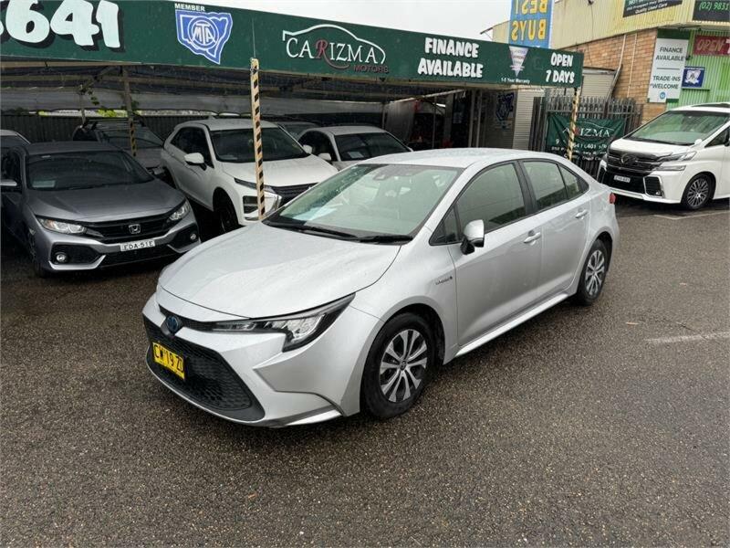 2019 Toyota Corolla ZWE211R Ascent Sport Hybrid Silver, Chrome Continuous Variable Sedan62933705374978113