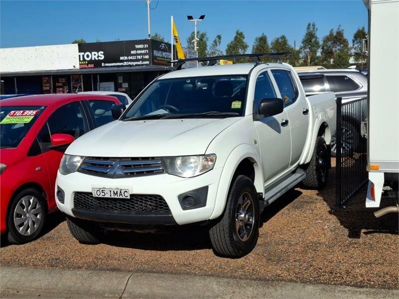 2015 Mitsubishi Triton MN MY15 GLX White 4 Speed Automatic Double Cab Utility62882769781250112