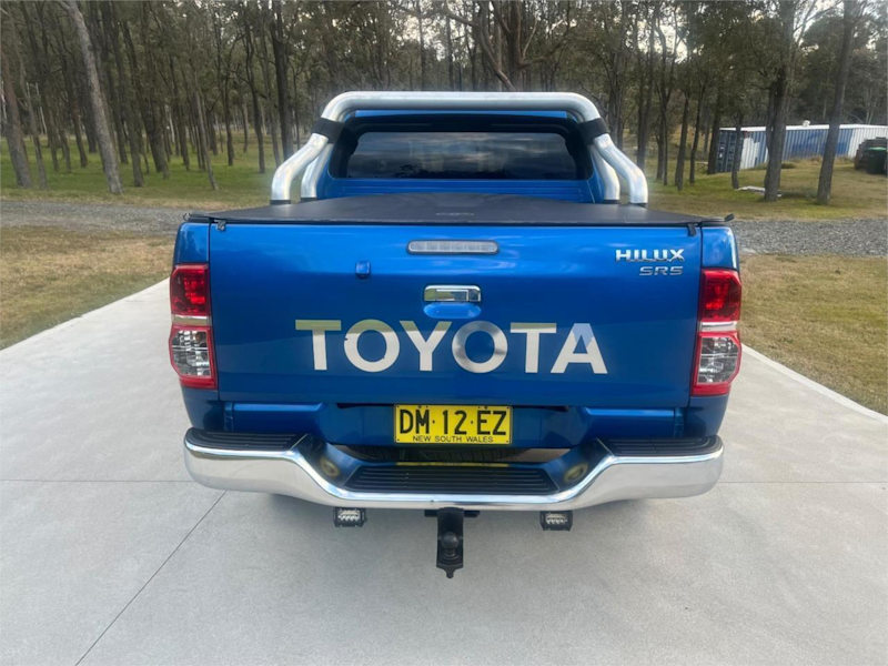 2014 Toyota Hilux KUN26R MY14 SR5 Double Cab Blue 5 Speed Manual Utility62936661308545114