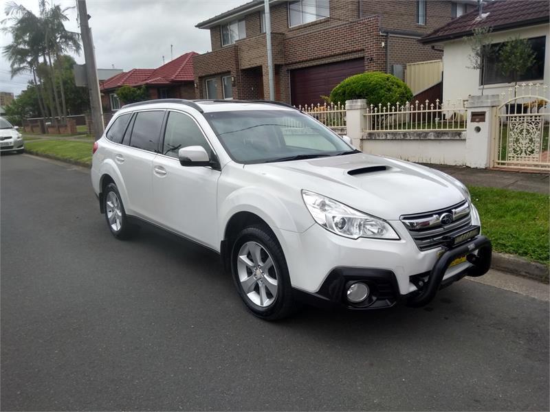 2013 Subaru Outback B5A MY13 2.0D Lineartronic AWD Premium White 7 Speed Constant Variable Wagon629337117762581125
