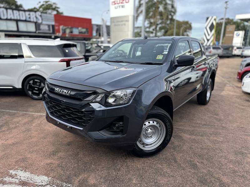 2024 Isuzu D-MAX RG MY24 SX Crew Cab Obsidian Grey 6 Speed Sports Automatic Utility62932712963841110