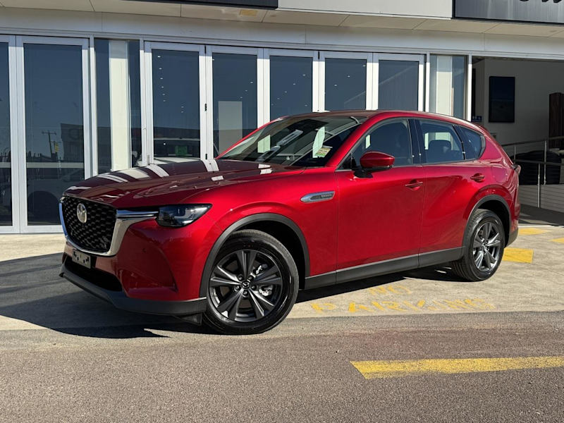 2025 Mazda CX-60 KH0HB P50e Skyactiv-Drive i-ACTIV AWD Evolve Soul Red Crystal 8 Speed62882734295297110