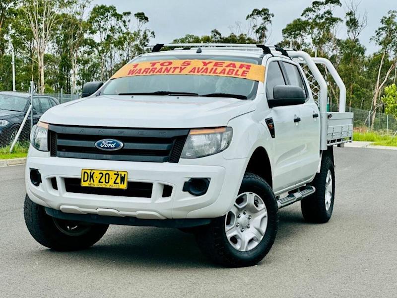 2012 Ford Ranger PX XL 3.2 (4x4) White 6 Speed Automatic Double Cab Pick Up62882737703555114