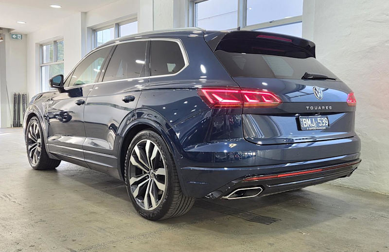 2020 Volkswagen Touareg CR MY21 V8 TDI Tiptronic 4MOTION R-Line Blue 8 Speed Sports Automatic Wagon62882738493825113