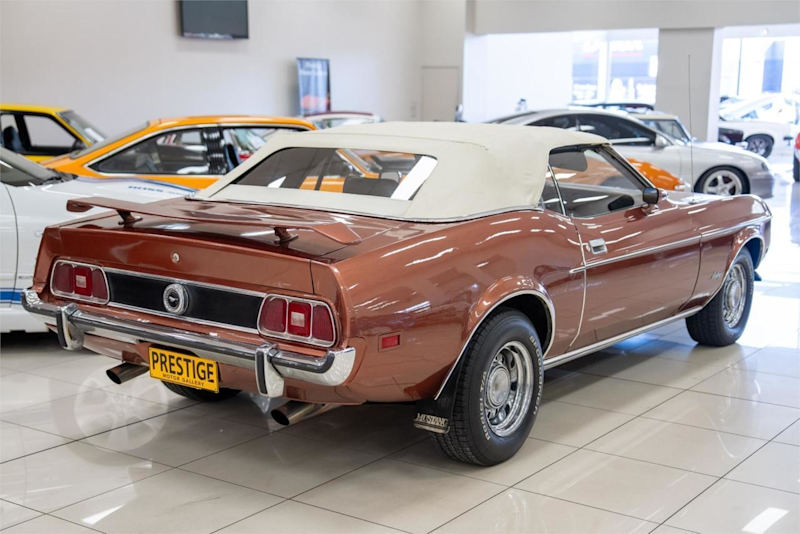 1973 Ford Mustang Brown 3 Speed Automatic Convertible62935690922498113