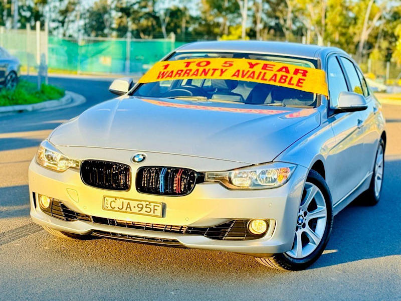 2012 BMW 320i F30 Silver, Chrome 8 Speed Automatic Sedan62933715509506110