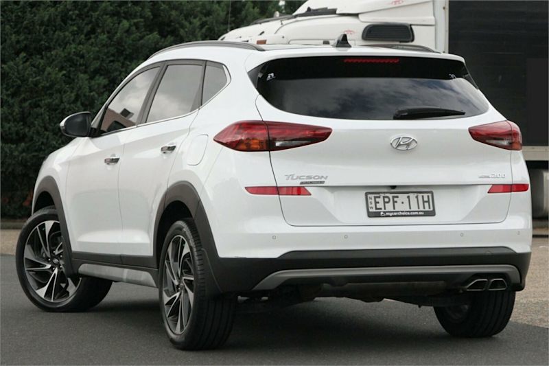 2019 Hyundai Tucson TL3 MY20 Highlander AWD White 8 Speed Sports Automatic Wagon62934697726209112