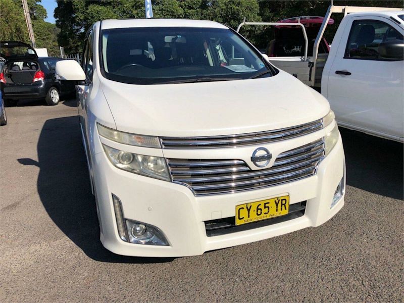 2010 Nissan Elgrand PE52 Highway Star Premium White 6 Speed Constant Variable Wagon62882772754562114