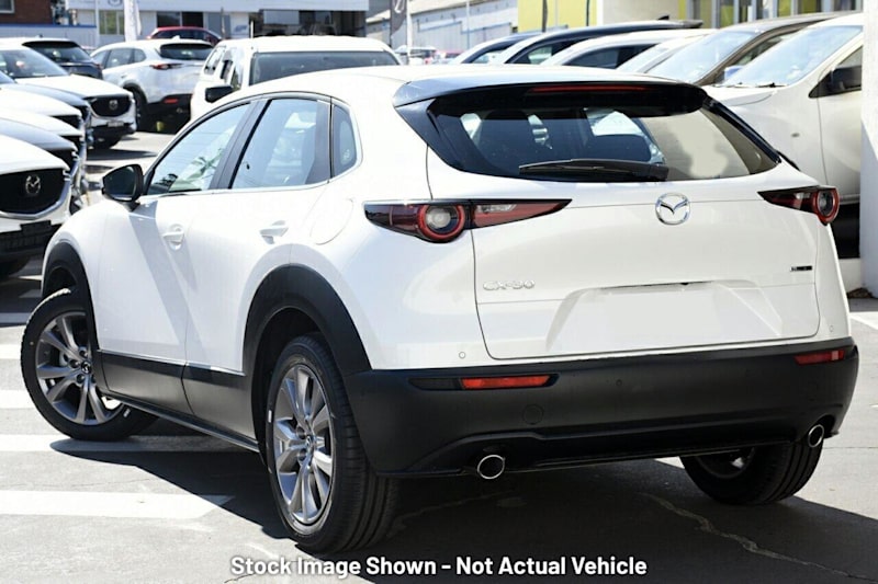 2024 Mazda CX-30 DM2W7A G20 SKYACTIV-Drive Evolve Snowflake White Pearl 6 Speed Sports Automatic62935692978051112