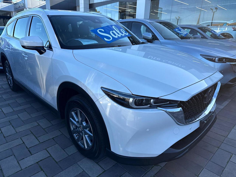 2023 Mazda CX-8 KG2WLA G25 SKYACTIV-Drive FWD Touring White 6 Speed Sports Automatic Wagon62882735783939112