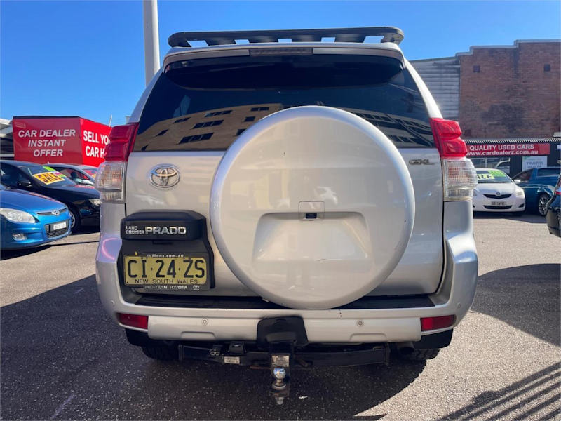 2012 Toyota Landcruiser Prado KDJ150R 11 Upgrade GXL (4x4) Silver, Chrome 5 Speed Sequential Auto62935687536259114