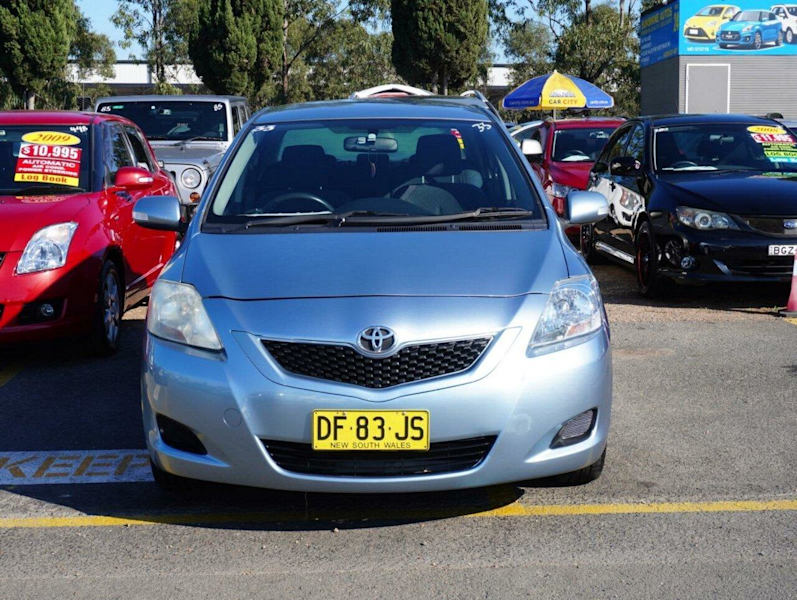 2008 Toyota Yaris NCP93R YRS Blue 4 Speed Automatic Sedan62882736361603111