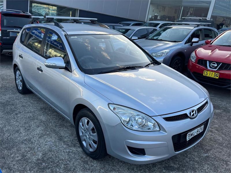 2010 Hyundai i30 FD MY10 CW SX 2.0 Silver, Chrome 5 Speed Manual Wagon62932712122498110