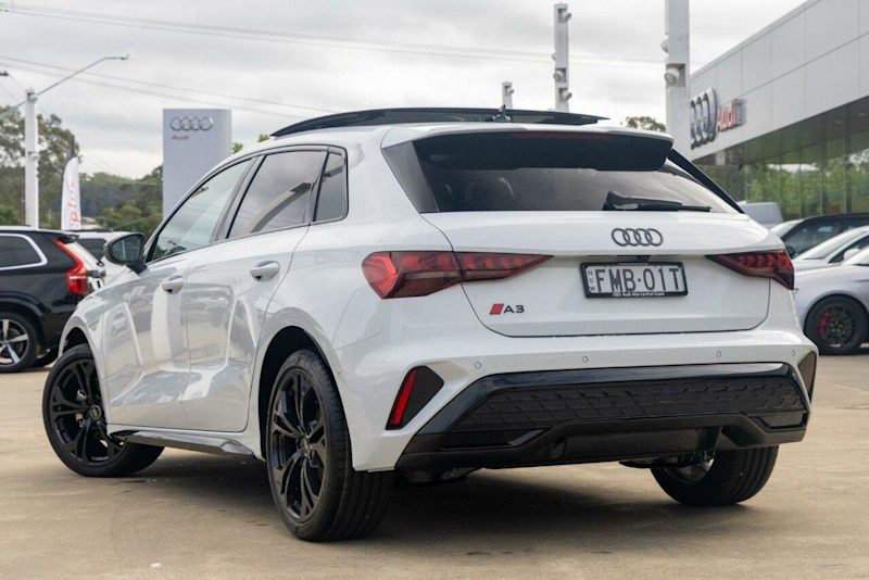 2025 Audi A3 8Y GY MY25 35 TFSI Sportback S Tronic S Line White 7 Speed Sports Automatic Dual Clutch62940490371842113