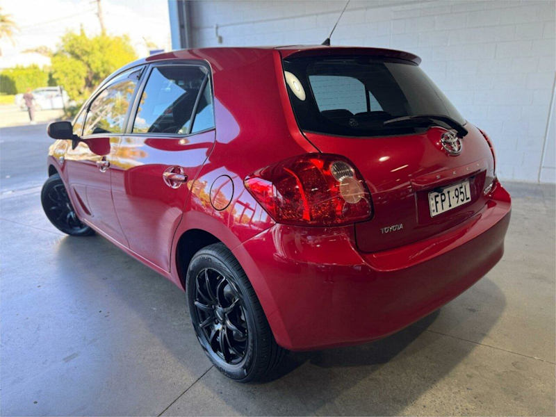 2008 Toyota Corolla ZRE152R Ascent Red 4 Speed Automatic Hatchback62885349356161112