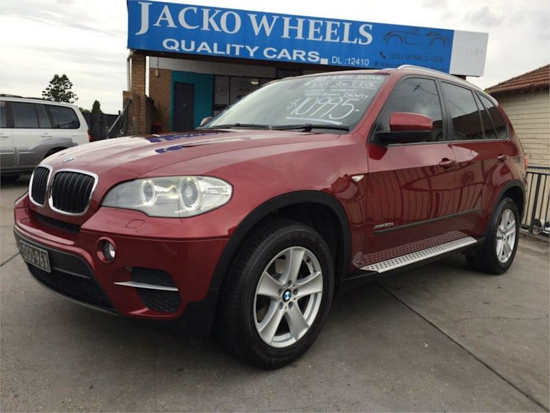 2010 BMW X5 E70 MY10 xDrive30d Red 8 Speed Automatic Sequential Wagon62934704432386110
