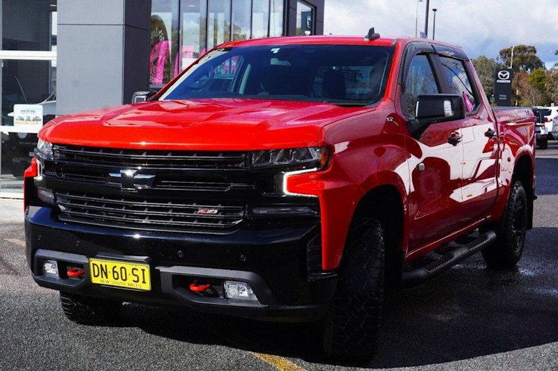 2022 Chevrolet Silverado T1 MY21.5 1500 LT Trail Boss Pickup Crew Cab Red 10 Speed Automatic Utility62936661851266112