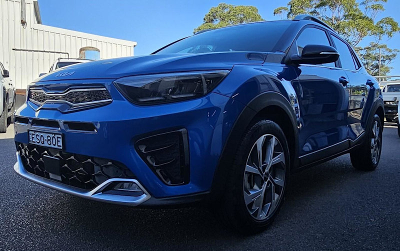 2022 Kia Stonic YB MY22 GT-Line DCT FWD Blue 7 Speed Sports Automatic Dual Clutch Wagon62932712025857112