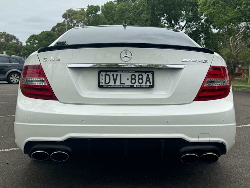 2014 Mercedes-Benz C-Class C204 MY14 C63 AMG SPEEDSHIFT MCT Edition 507 White 7 Speed62934701742082114