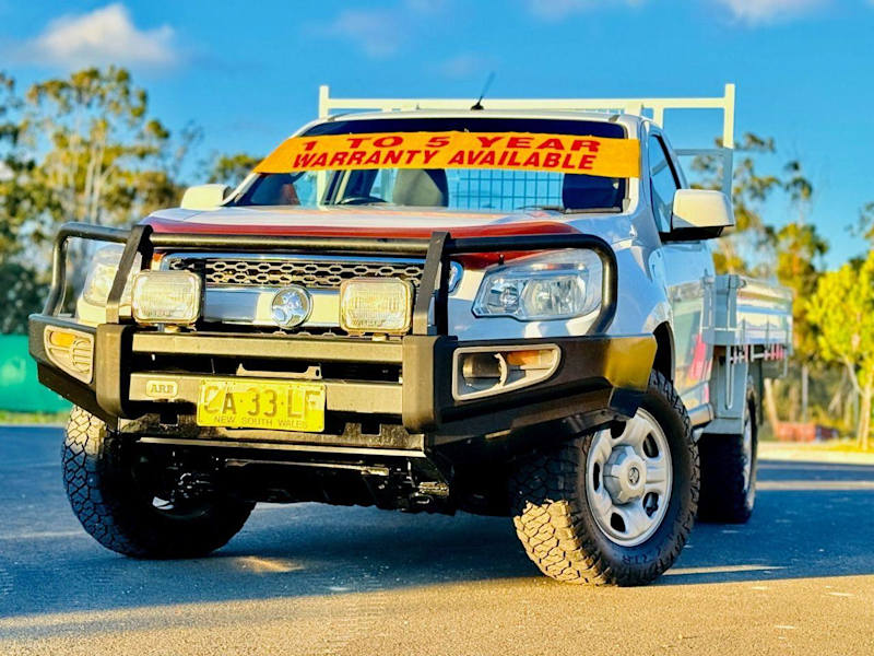 2014 Holden Colorado RG MY14 LX (4x4) White 6 Speed Automatic Cab Chassis62882730317443113
