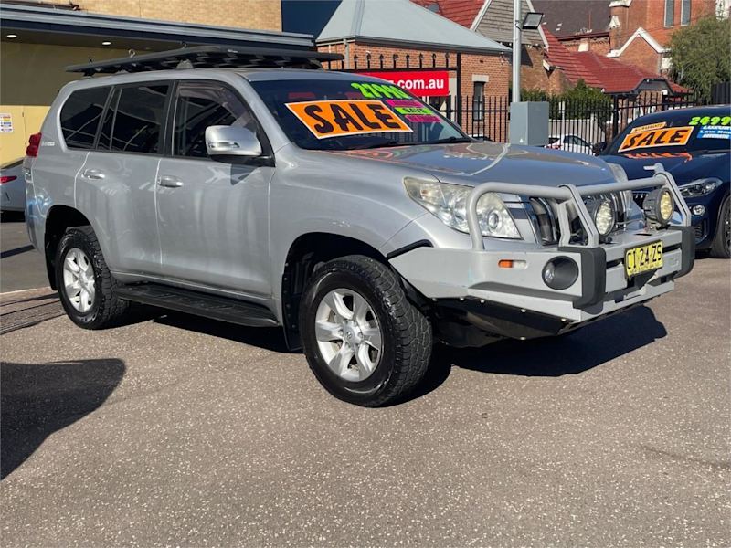2012 Toyota Landcruiser Prado KDJ150R 11 Upgrade GXL (4x4) Silver, Chrome 5 Speed Sequential Auto629356875362591113