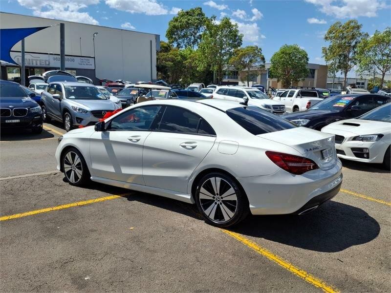 2017 Mercedes-Benz CLA-Class C117 807MY CLA200 DCT White 7 Speed Sports Automatic Dual Clutch Coupe62934705342339114