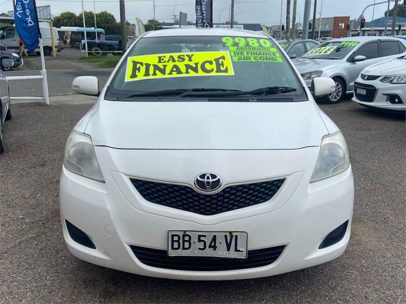 2009 Toyota Yaris NCP93R 08 Upgrade YRS White 4 Speed Automatic Sedan62882734814723112