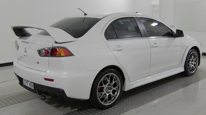 2013 Mitsubishi Lancer CJ MY13 Evolution MR White 6 Speed Direct Shift Sedan62882735917827112