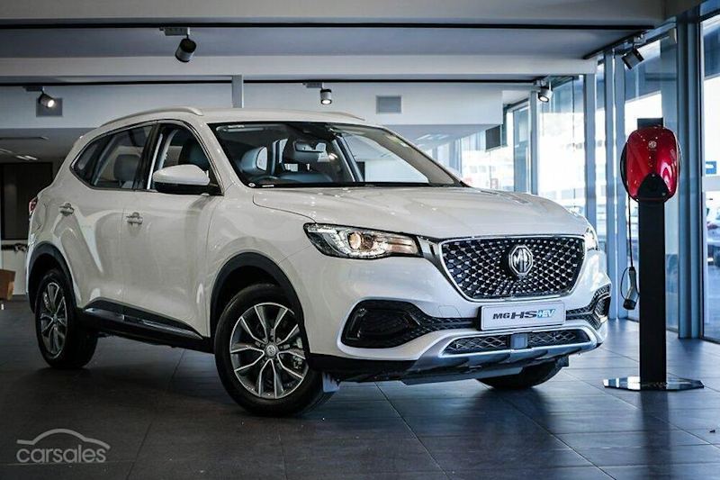 2022 MG HS Plus EV SAS23 MY22 Excite FWD Pearl White 10 Speed Automatic Wagon Hybrid62935693379459110
