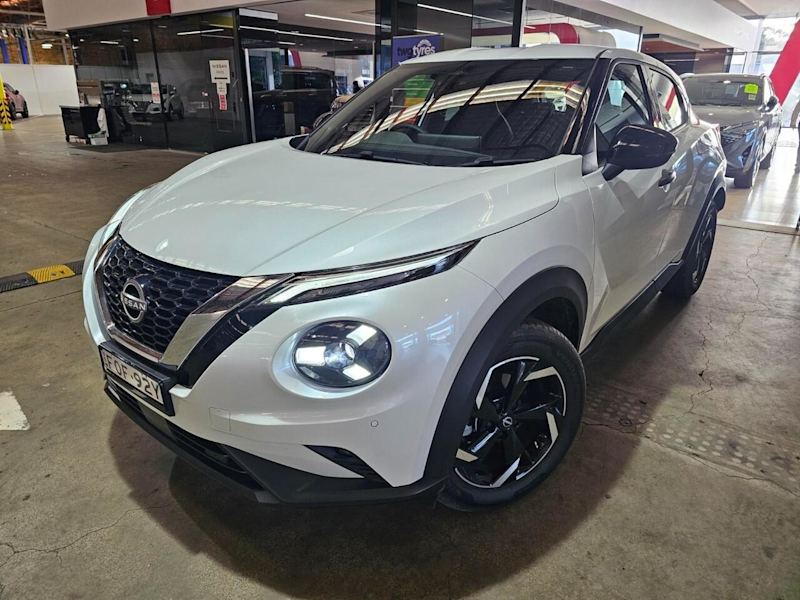 2024 Nissan Juke F16 MY24 ST+ DCT 2WD Pearl White 7 Speed Sports Automatic Dual Clutch Hatchback62882767220355112