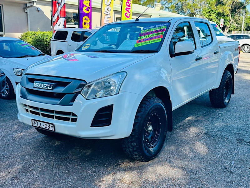2019 Isuzu D-MAX MY19 SX Crew Cab White 6 Speed Sports Automatic Utility62934701551105112