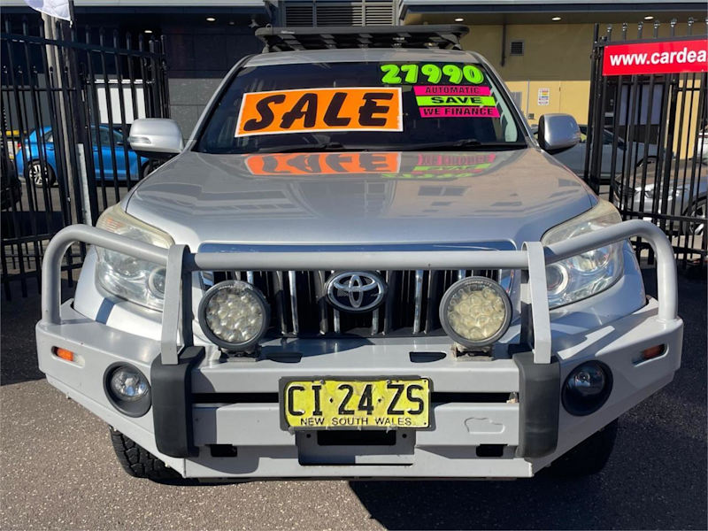 2012 Toyota Landcruiser Prado KDJ150R 11 Upgrade GXL (4x4) Silver, Chrome 5 Speed Sequential Auto62935687536259111