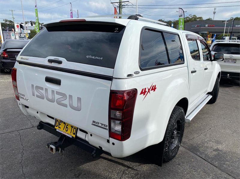 2015 Isuzu D-MAX TF MY15 SX (4x4) White 5 Speed Automatic Crew Cab Utility62934707662467112
