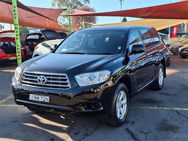2009 Toyota Kluger GSU40R KX-R 2WD Black 5 Speed Sports Automatic Wagon62882767490562112