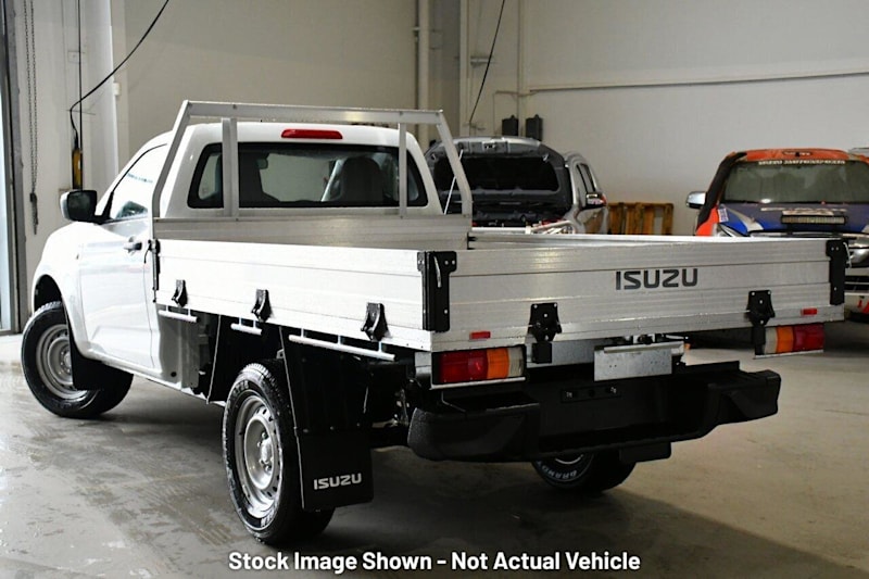 2025 Isuzu D-MAX RG MY24 SX 4x2 High Ride Mineral White 6 Speed Manual Cab Chassis62934707832451111