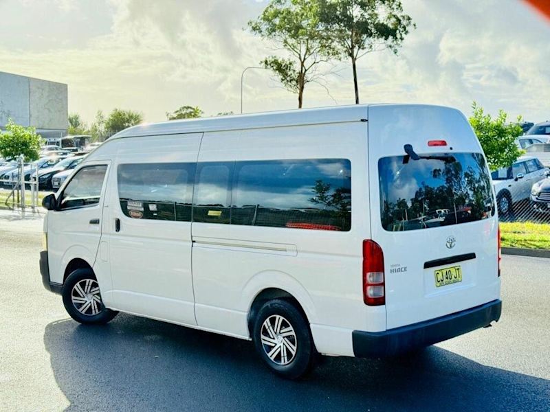 2010 Toyota HiAce TRH223R MY11 Upgrade Commuter White 4 Speed Automatic Bus62886406429571112