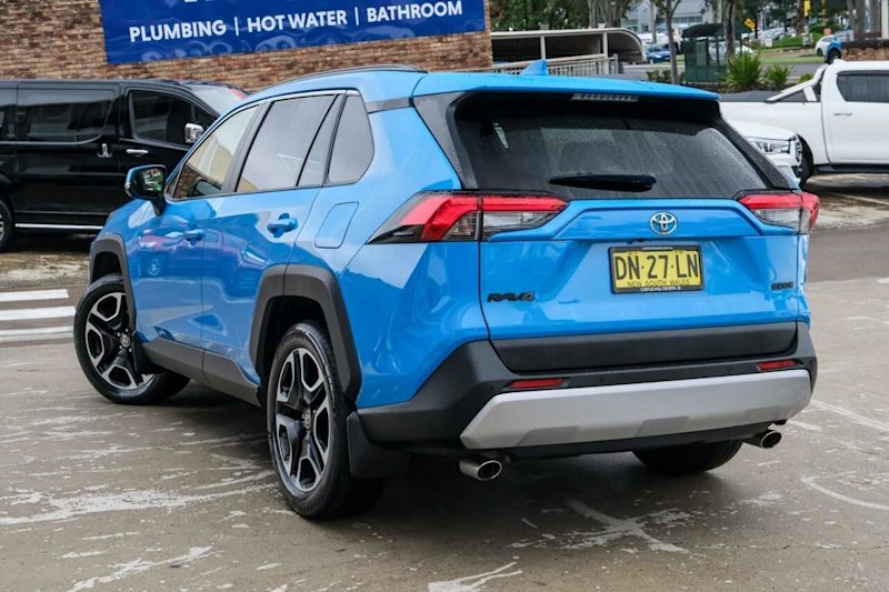 2019 Toyota RAV4 Axaa54R Edge AWD Eclectic Blue 8 Speed Sports Automatic Wagon62882766556419111